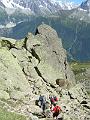 Group scramble on way down, cocher-cochon